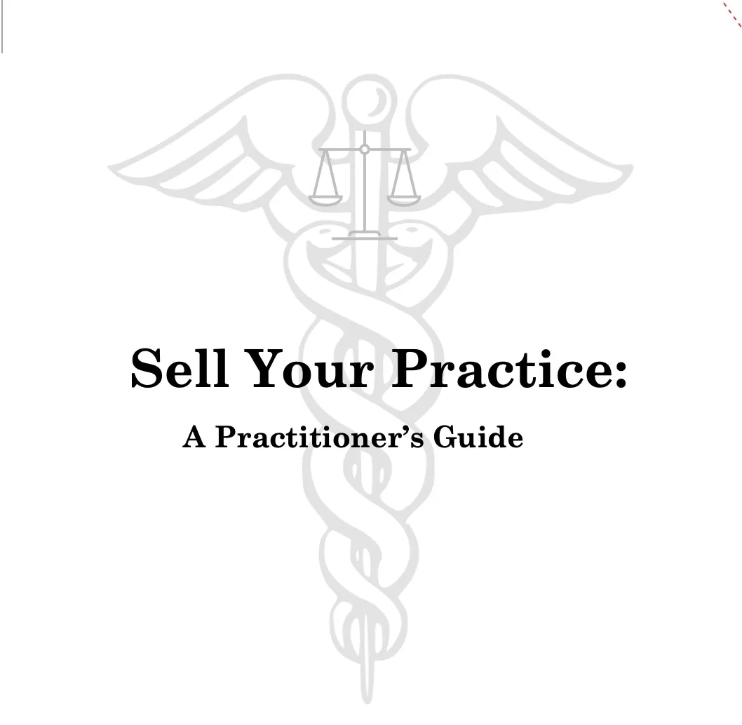 Sell Your Practice Cover